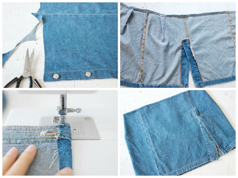 Переделываем старые джинсы
